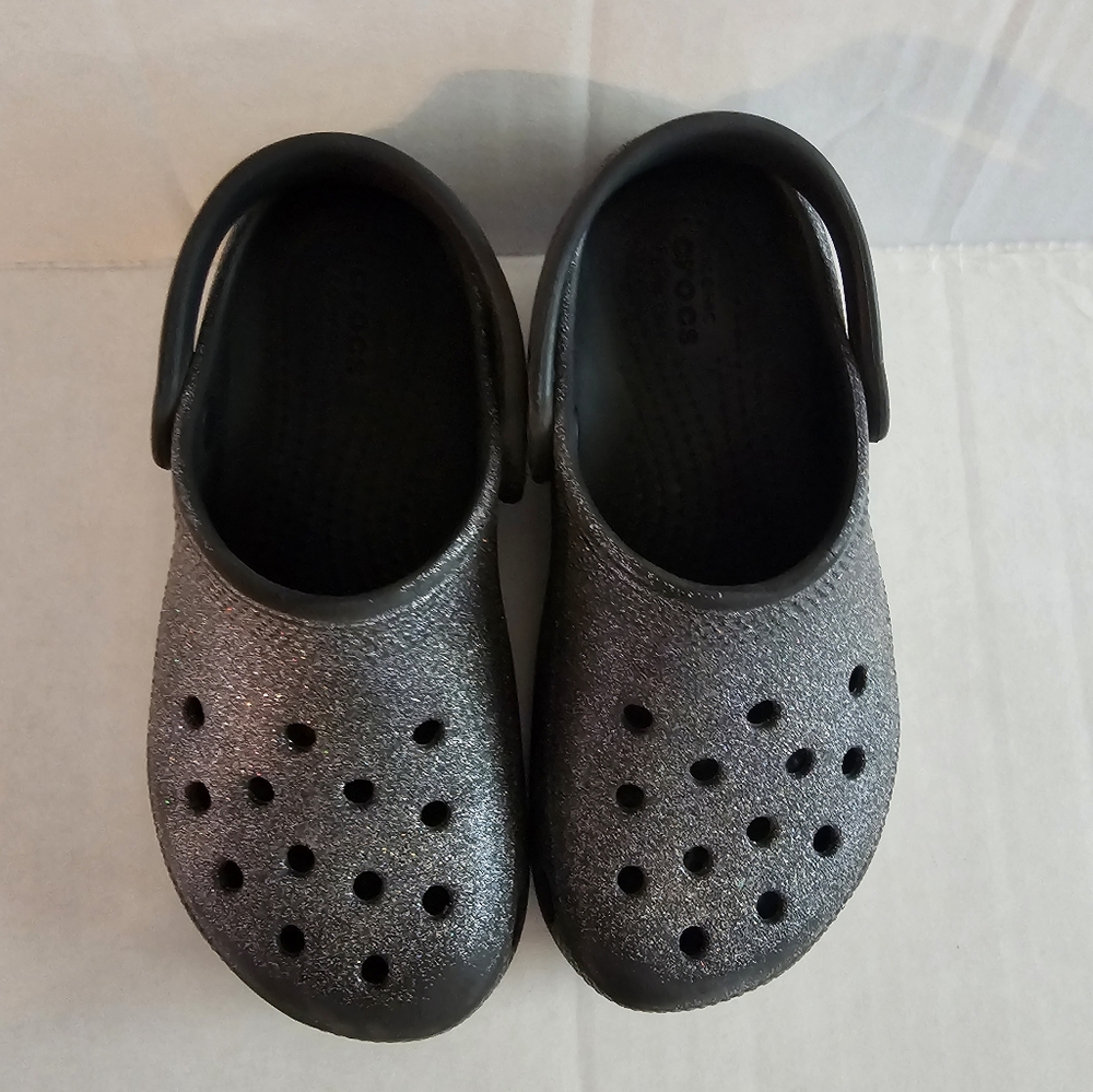 CROCS Kids' Sparkly Black